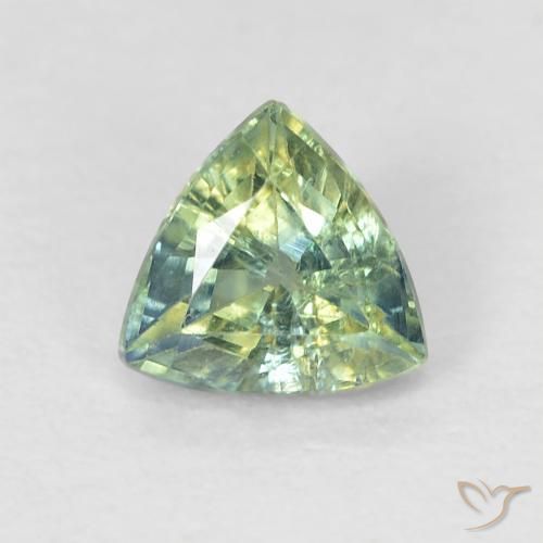 0.62ct Natürlicher Mehrfarbig Saphir, Trillion, VS