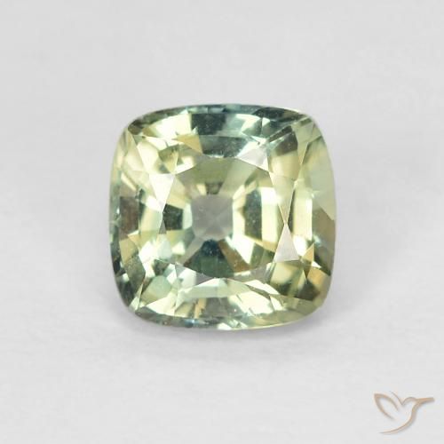 0.90ct Natürlicher Mehrfarbig Saphir, Kissen, VVS-VS