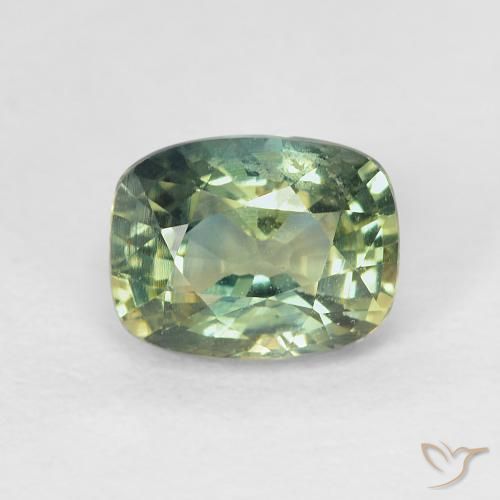 1.30ct Natürlicher Mehrfarbig Saphir, Kissen, VVS-VS