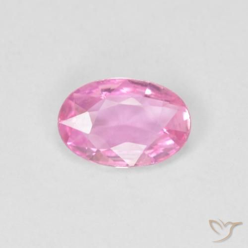 0.40ct Natürlicher Intensives Rosa Saphir, Oval, VVS