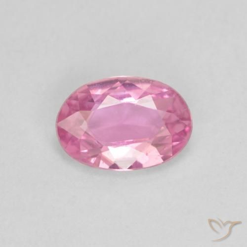 0.45ct Natürlicher Pink Saphir, Oval, VVS