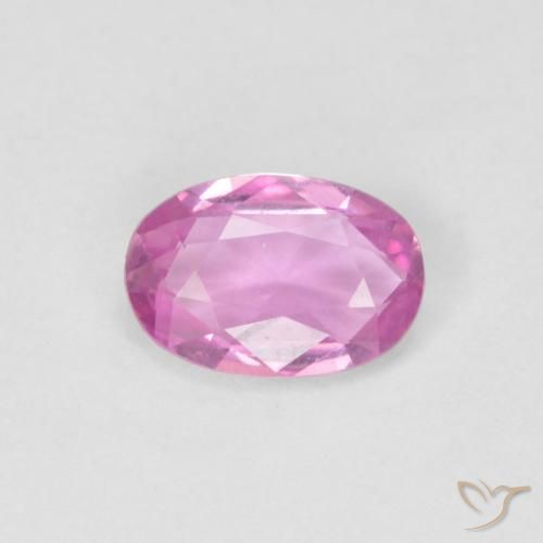 0.47ct Natürlicher Lila-rosa Saphir, Oval, VVS