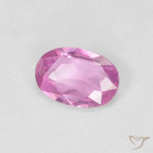 9,17 ctw natürlicher Lila-rosa Saphir, Oval, VVS