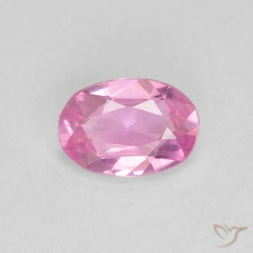 0.48ct Natürlicher pink Saphir, Oval, VVS