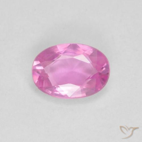 0.52ct Natürlicher pink Saphir, Oval, VVS