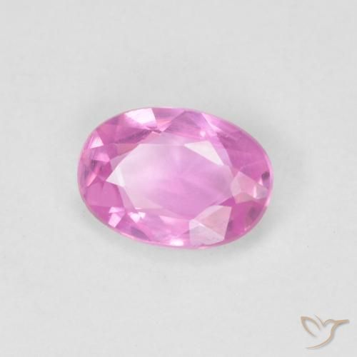 9,17 ctw natürlicher pink Saphir, Oval, VVS