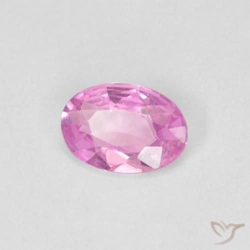 9,17 ctw natürlicher Helles Royal Lila Pink Saphir, Oval, VVS