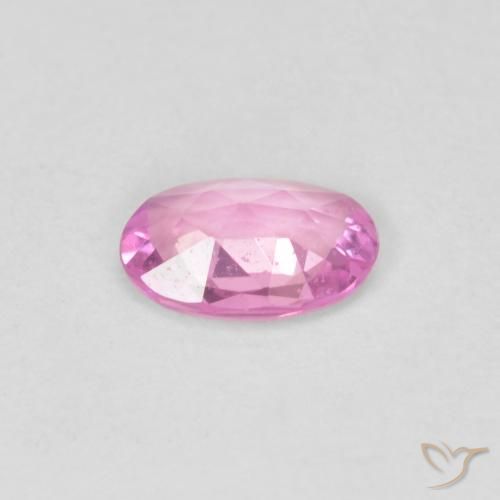 9,17 ctw natürlicher Helles Royal Lila Pink Saphir, Oval, VVS
