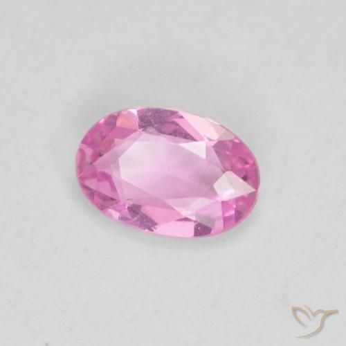 9,17 ctw natürlicher Pink Saphir, Oval, VVS