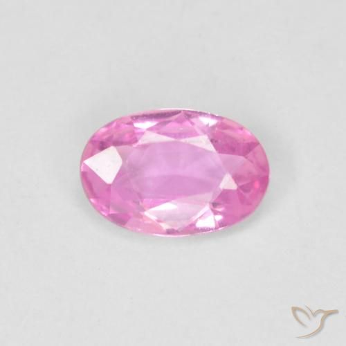 0.44ct Natürlicher pink Saphir, Oval, VVS
