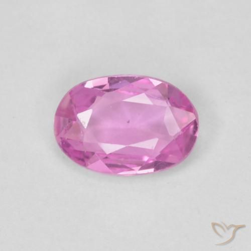 0.44ct Natürlicher Intensives Lila Saphir, Oval, VVS