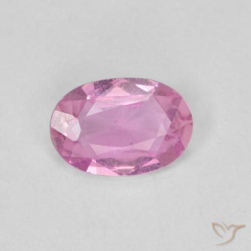 0.38ct Natürlicher Purpur Rosa Saphir, Oval, VVS-VS