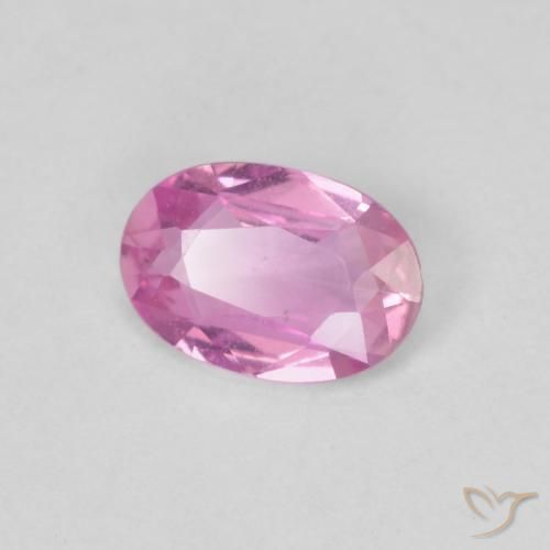 9,17 ctw natürlicher Purpur Rosa Saphir, Oval, VVS-VS