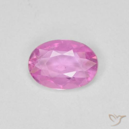 0.37ct Natürlicher Intensives Lila Saphir, Oval, VVS-VS