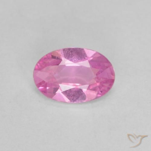 0.38ct Natürlicher Helles Rosa-Lila Saphir, Oval, VVS-VS