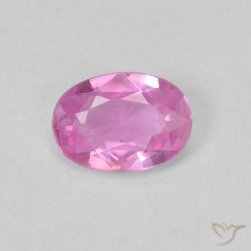 0.47ct Natürlicher Helles Rosa-Lila Saphir, Oval, VVS-VS