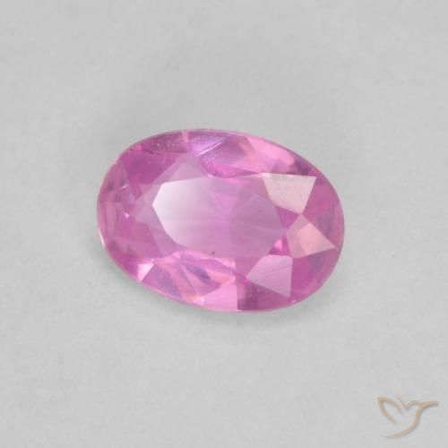 9,17 ctw natürlicher Helles Rosa-Lila Saphir, Oval, VVS-VS