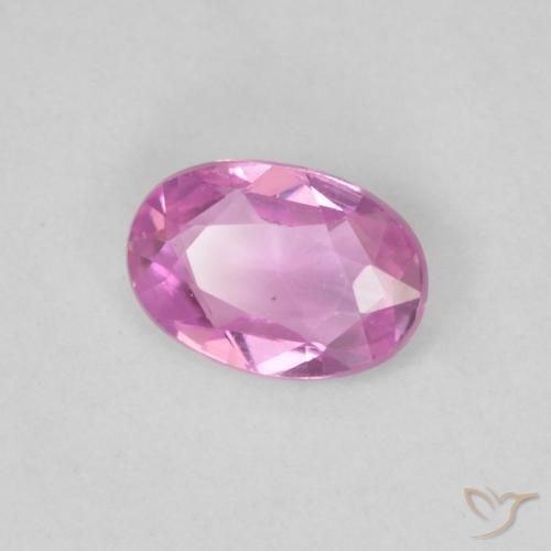 9,17 ctw natürlicher Helles Rosa-Lila Saphir, Oval, VVS-VS