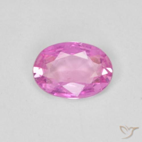 0.39ct Natürlicher Purpur Rosa Saphir, Oval, VVS-VS