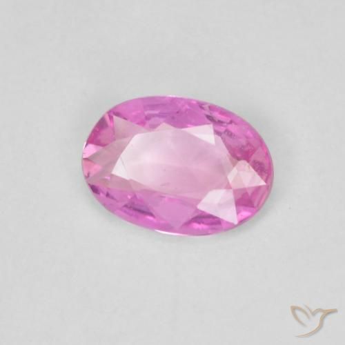 9,17 ctw natürlicher Purpur Rosa Saphir, Oval, VVS-VS