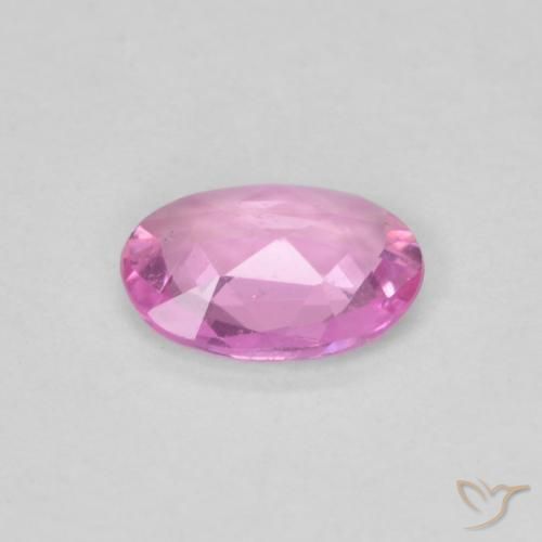 9,17 ctw natürlicher Purpur Rosa Saphir, Oval, VVS-VS
