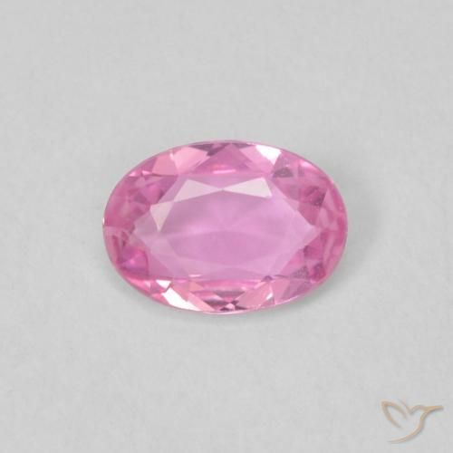 0.40ct Natürlicher Mittelrosa Saphir, Oval, VVS