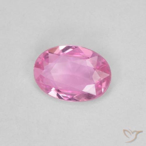9,17 ctw natürlicher Mittelrosa Saphir, Oval, VVS
