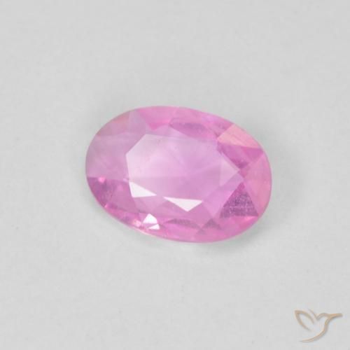 9,17 ctw natürlicher Mittelrosa Saphir, Oval, VVS
