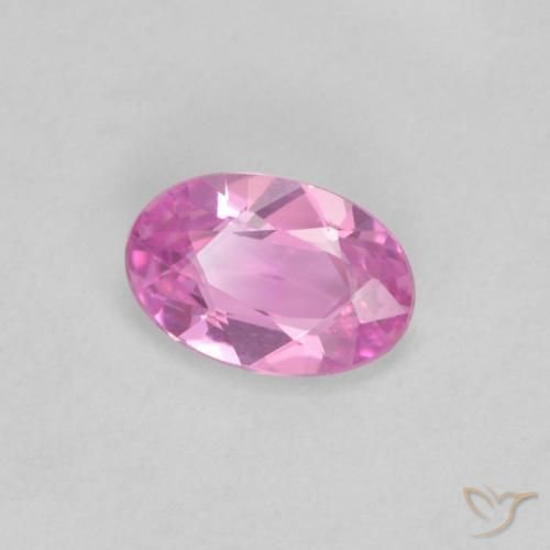 9,17 ctw natürlicher Mittelrosa Saphir, Oval, VVS