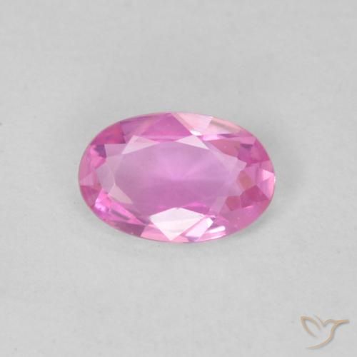 0.39ct Natürlicher Königslila Rosa Saphir, Oval, VVS