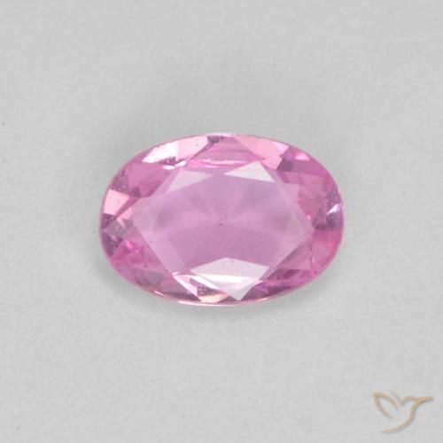 0.46ct Natürlicher Mittelrosa Saphir, Oval, VVS