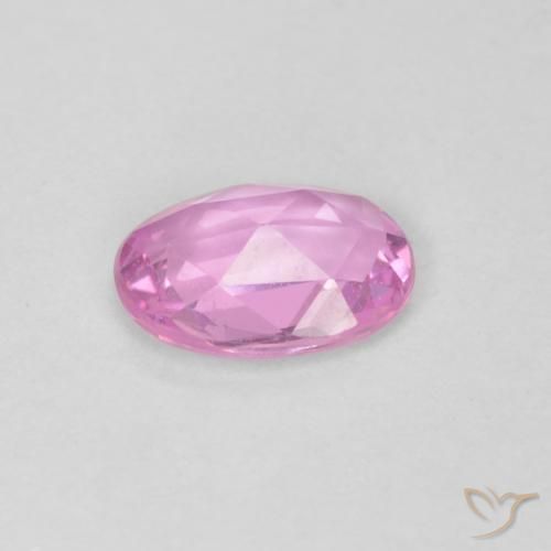 9,17 ctw natürlicher Mittelrosa Saphir, Oval, VVS
