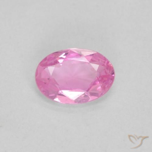 0.38ct Natürlicher Königslila Rosa Saphir, Oval, VVS