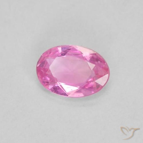 9,17 ctw natürlicher Königslila Rosa Saphir, Oval, VVS