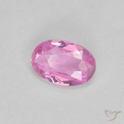 9,17 ctw natürlicher Mittelrosa Saphir, Oval, VVS