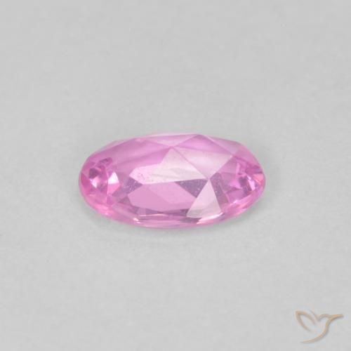 9,17 ctw natürlicher Mittelrosa Saphir, Oval, VVS
