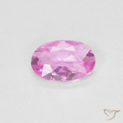 0.35ct Natürlicher hellrosa Saphir, Oval, VVS