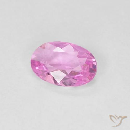 9,17 ctw natürlicher hellrosa Saphir, Oval, VVS