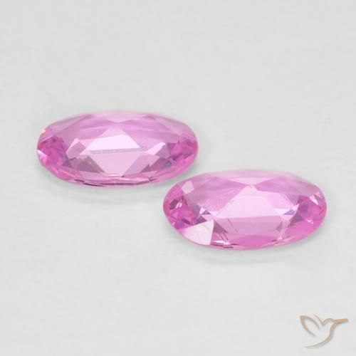 0.75 ct natürliche Pink Saphir-Edelsteine, Oval, VVS-VS