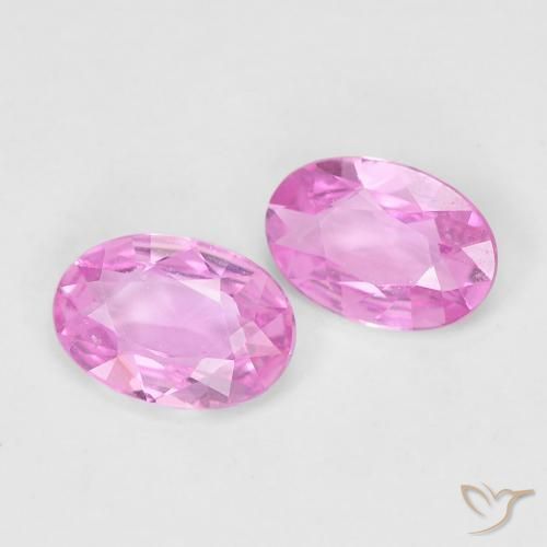 0.81 ct natürliche Pink Saphir-Edelsteine, Oval, VVS-VS