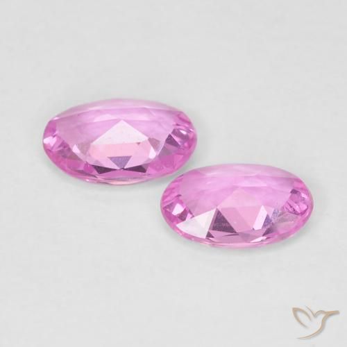 0.81 ct natürliche Pink Saphir-Edelsteine, Oval, VVS-VS