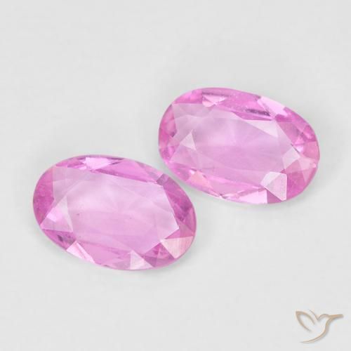 0.77 ct natürliche Mittelviolett Saphir-Edelsteine, Oval, VS