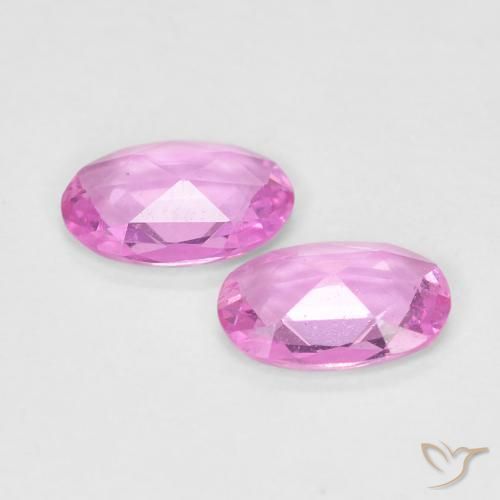 0.77 ct natürliche Mittelviolett Saphir-Edelsteine, Oval, VS