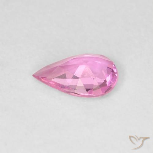 9,17 ctw natürlicher Purpur Rosa Saphir, Birnenform, VVS
