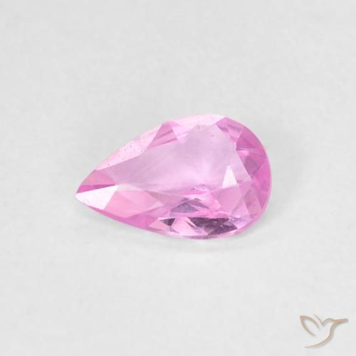 0.29ct Natürlicher Purpur Rosa Saphir, Birnenform, VVS