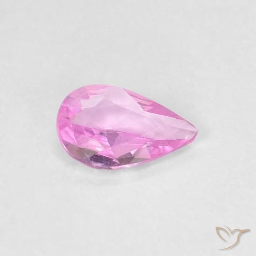 9,17 ctw natürlicher Purpur Rosa Saphir, Birnenform, VVS