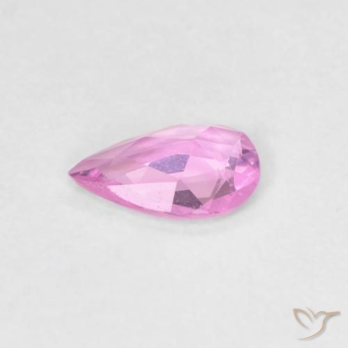 9,17 ctw natürlicher Purpur Rosa Saphir, Birnenform, VVS
