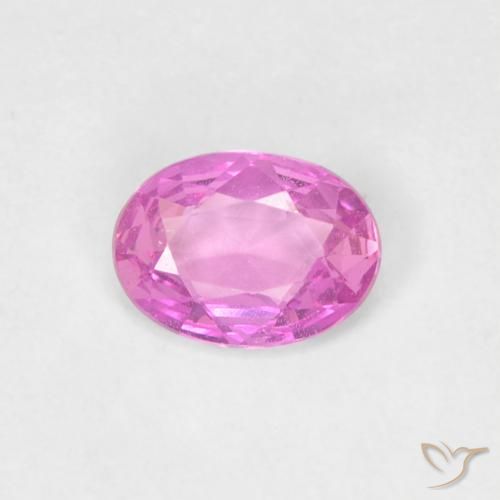 0.37ct Natürlicher Helles Rosa-Lila Saphir, Oval, VVS