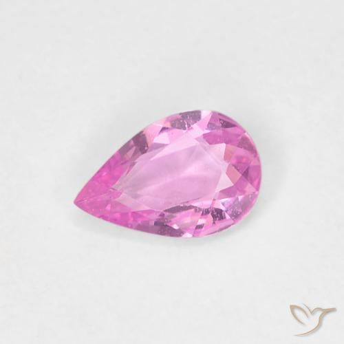 0.35ct Natürlicher Intensives Lila Saphir, Birnenform, VVS