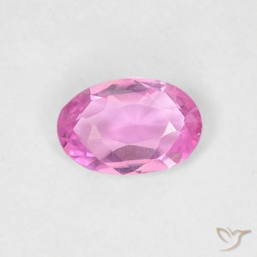 0.39ct Natürlicher Helles Rosa-Lila Saphir, Oval, VVS